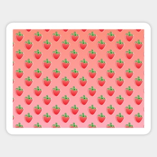 Strawberry Sunset Sticker
